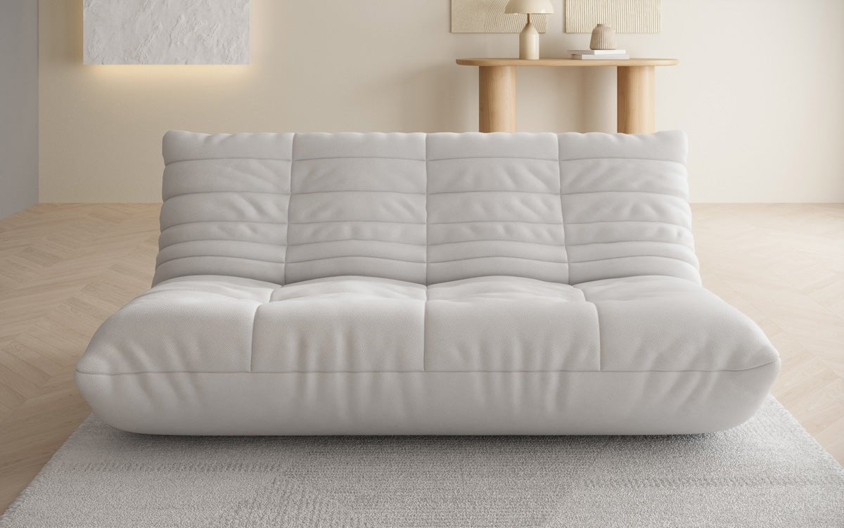 Designer 3 Sitzer Sofa Calmo in Echtleder