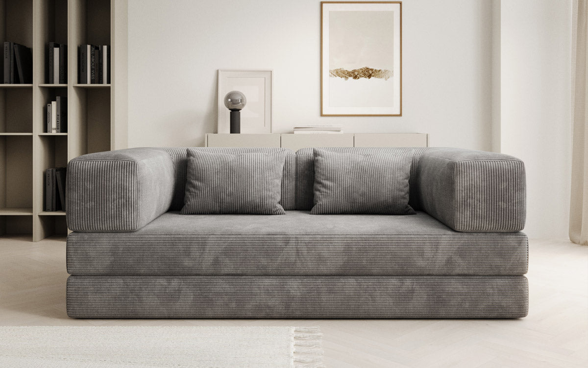 Designer Sofa Lazy 3-personers i fløjl