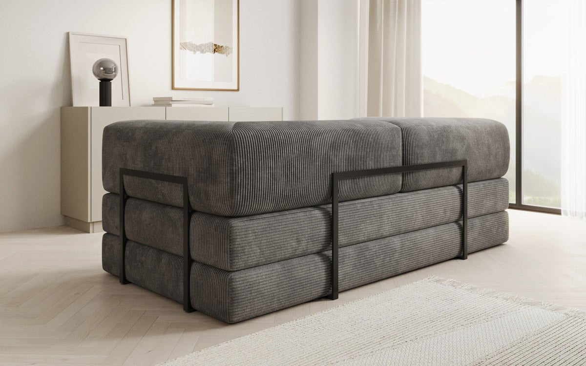 Designer Sofa Lazy 3-personers i fløjl