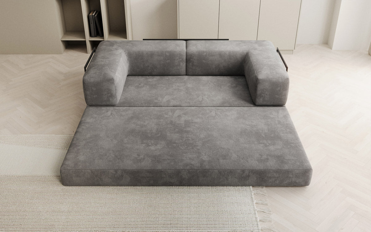 Designer Sofa Lazy 3-personers i fløjl