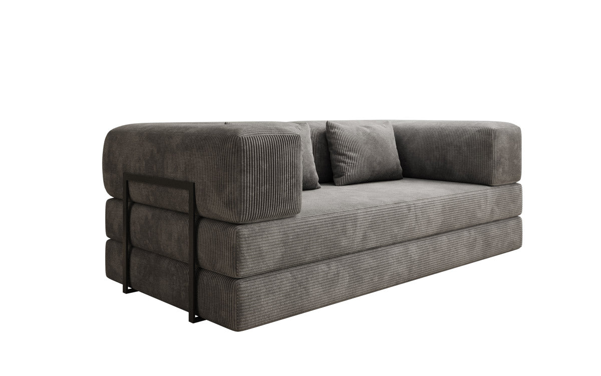 Designer Sofa Lazy 3-personers i fløjl