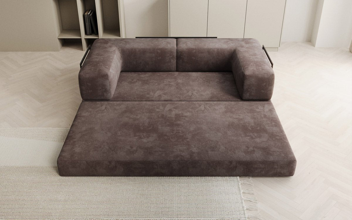 Designer Sofa Lazy 3-personers i fløjl