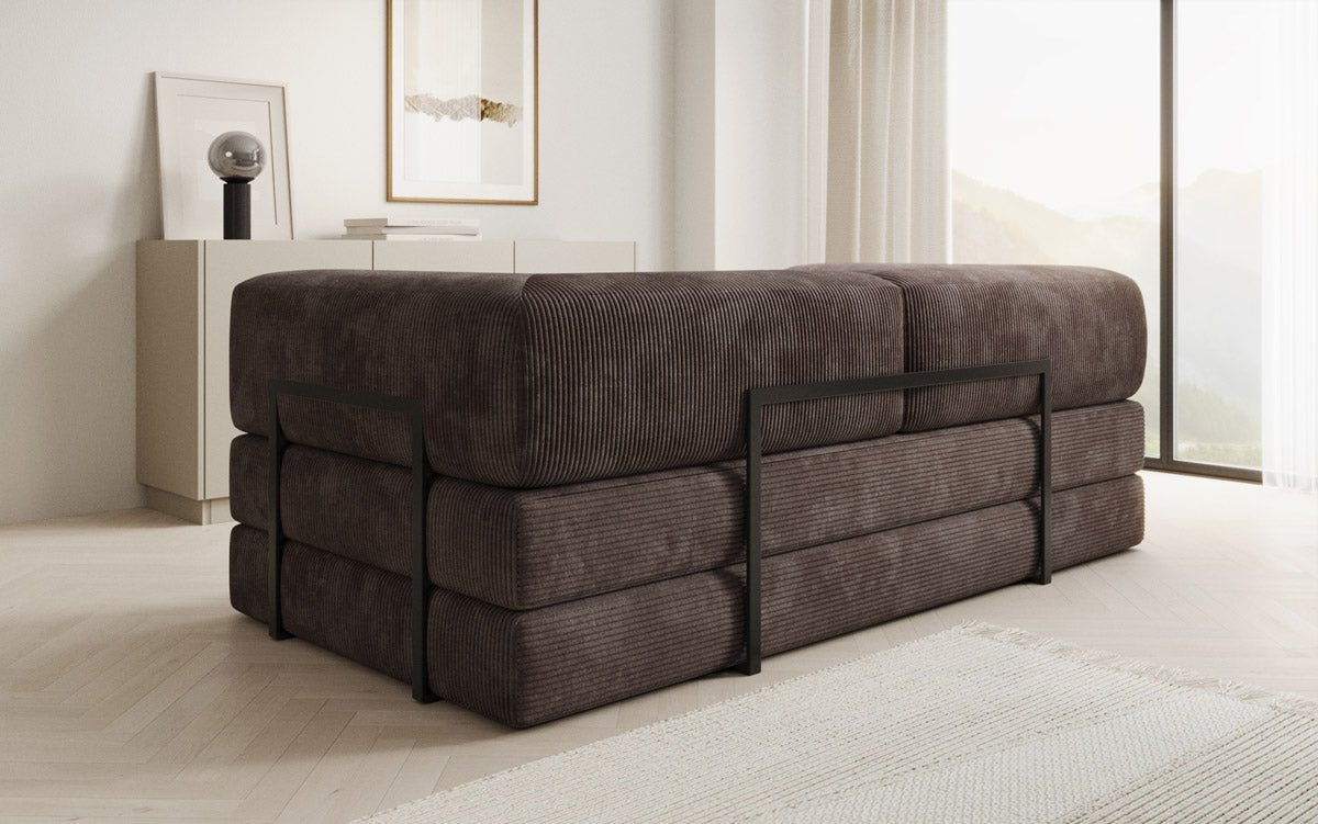 Designer Sofa Lazy 3-personers i fløjl