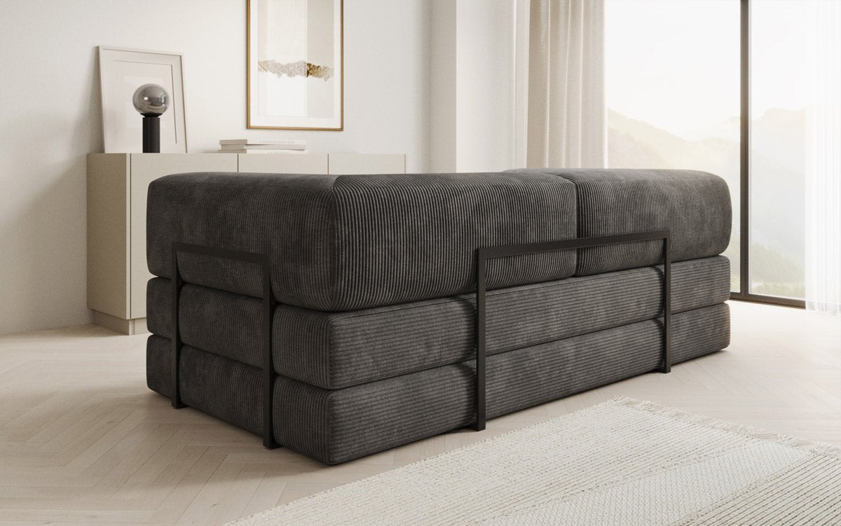 Designer Sofa Lazy 3-personers i fløjl