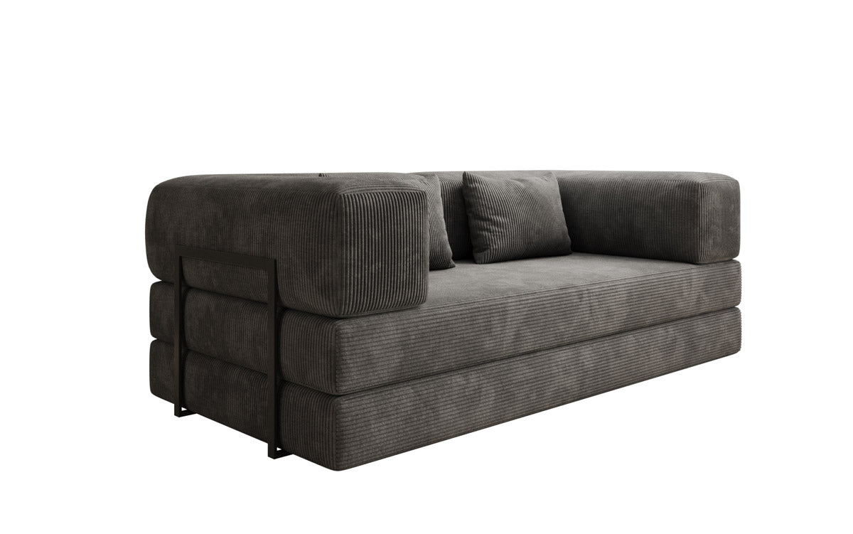 Designer Sofa Lazy 3-personers i fløjl