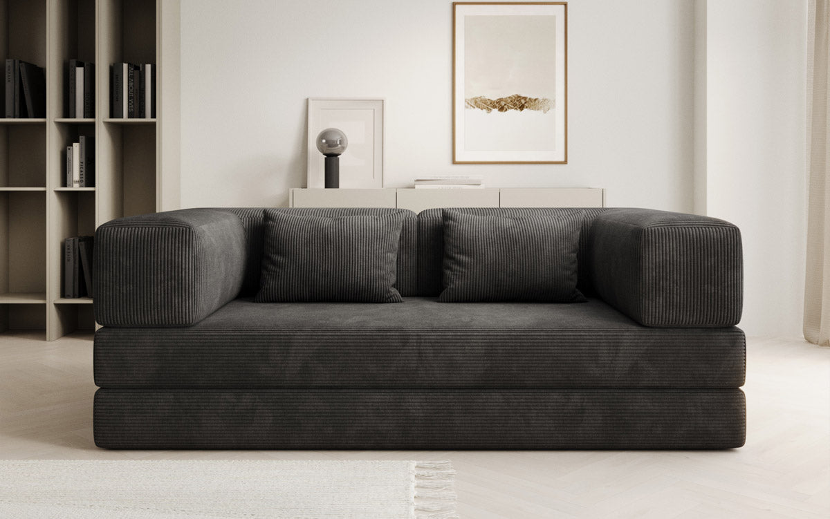 Designer Sofa Lazy 3-personers i fløjl