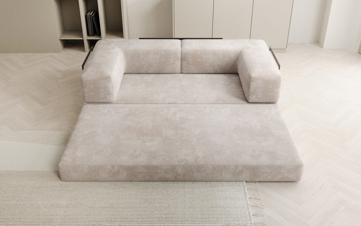 Designer Sofa Lazy 3-personers i fløjl