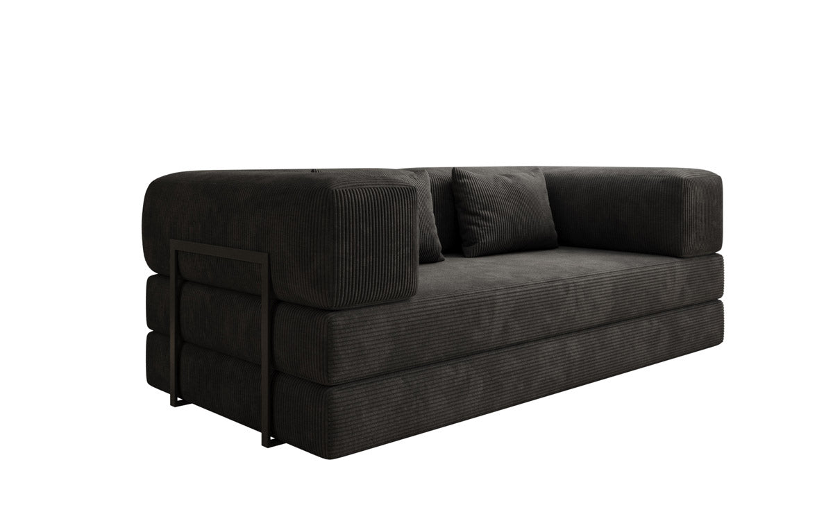 Designer Sofa Lazy 3-personers i fløjl