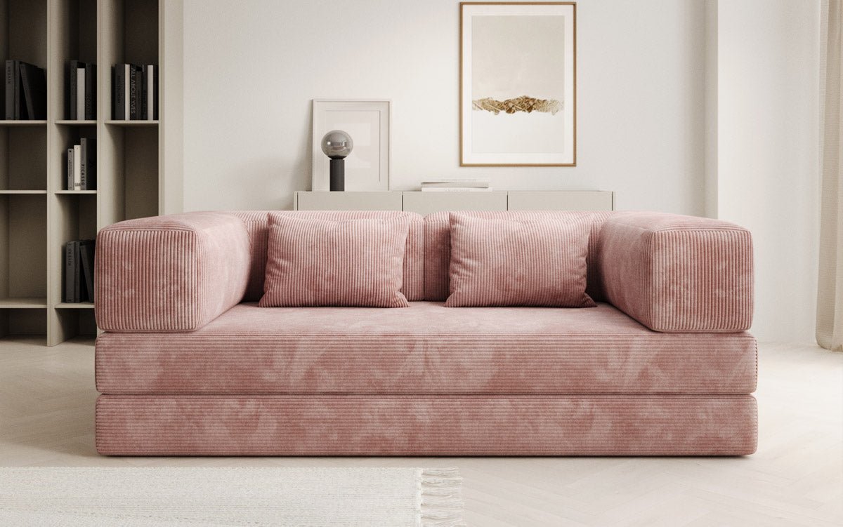 Designer Sofa Lazy 3-personers i fløjl