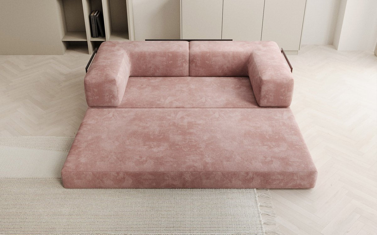 Designer Sofa Lazy 3-personers i fløjl