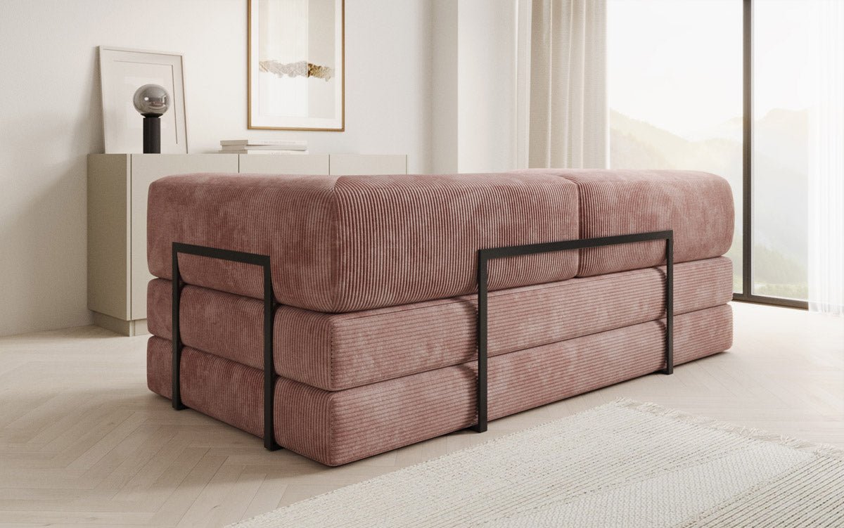 Designer Sofa Lazy 3-personers i fløjl