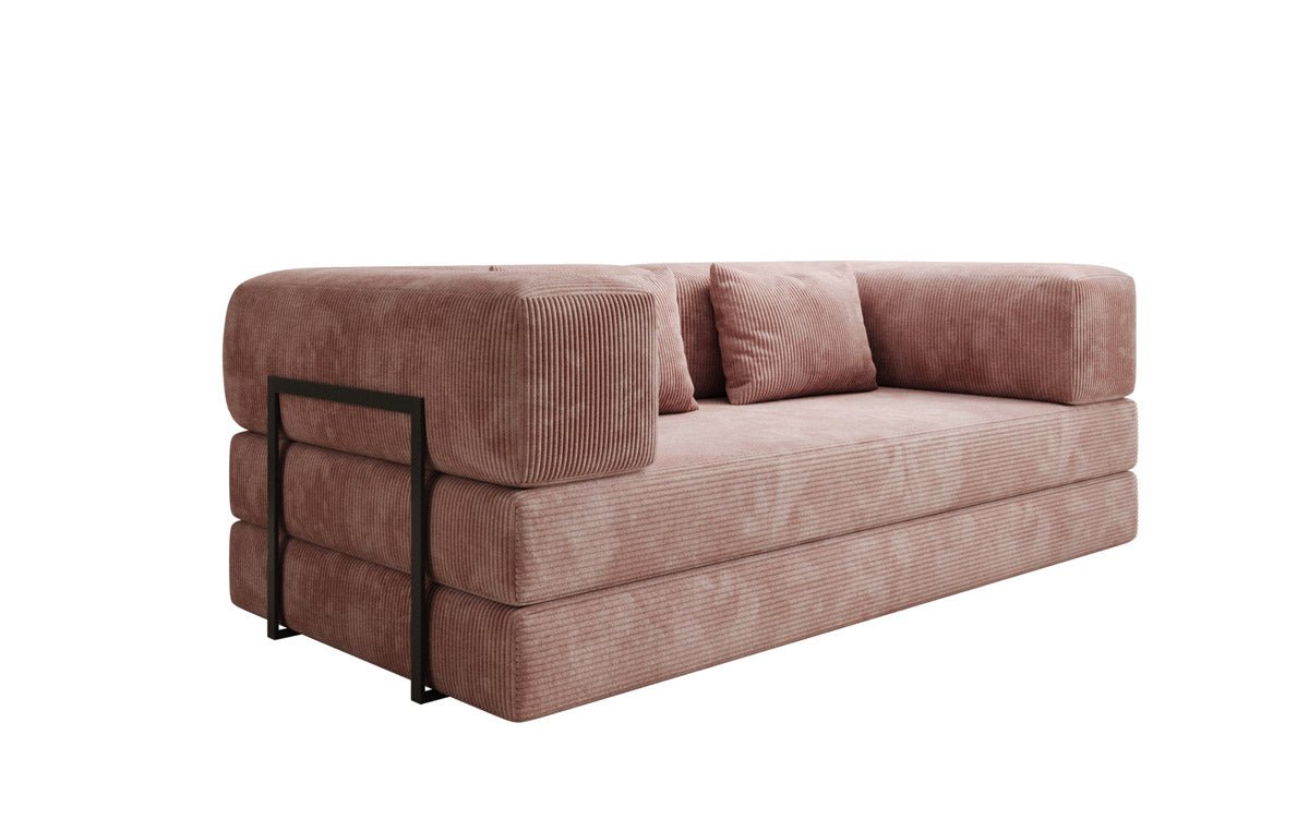 Designer Sofa Lazy 3-personers i fløjl