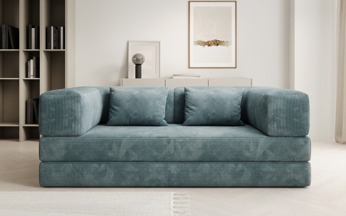 Designer Sofa Lazy 3-personers i fløjl