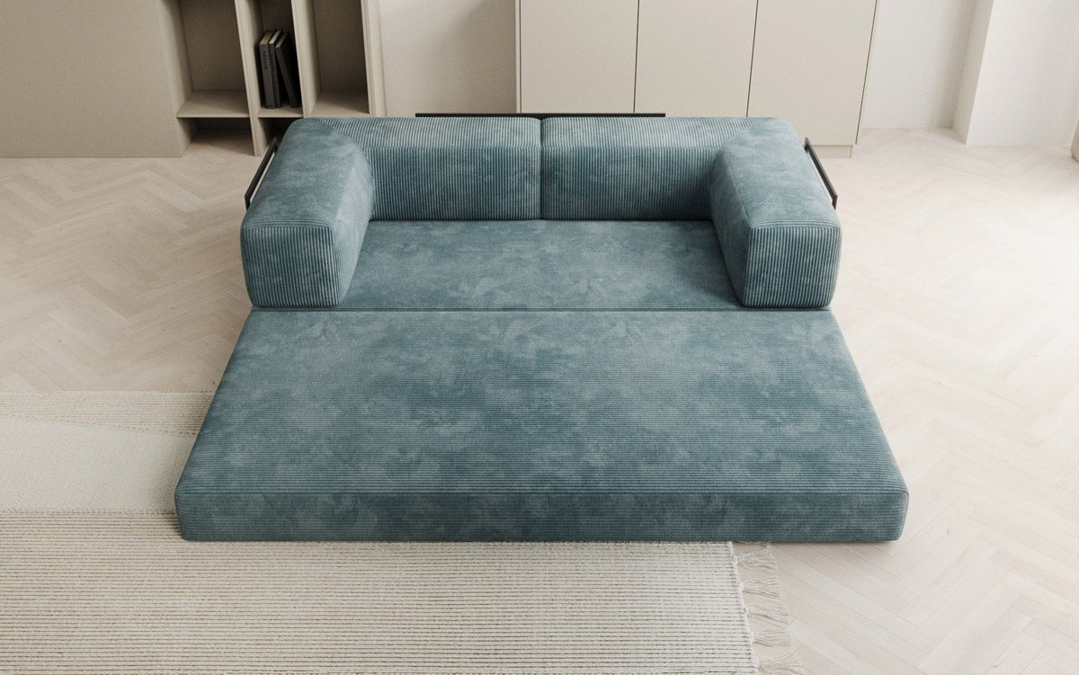 Designer Sofa Lazy 3-personers i fløjl