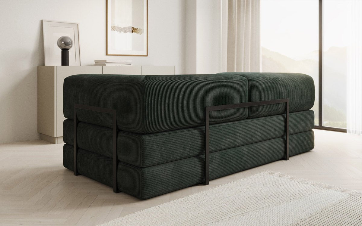 Designer Sofa Lazy 3-personers i fløjl