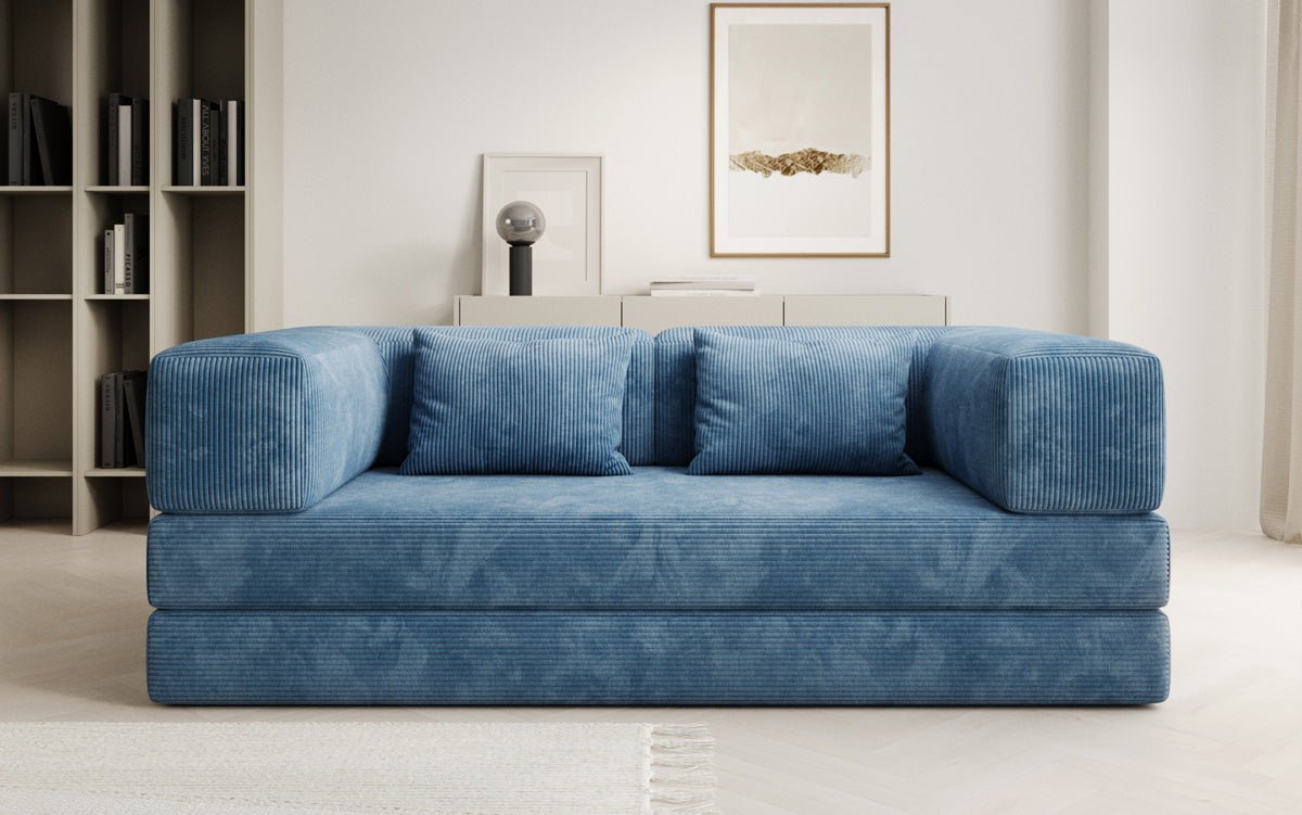 Designer Sofa Lazy 3-personers i fløjl
