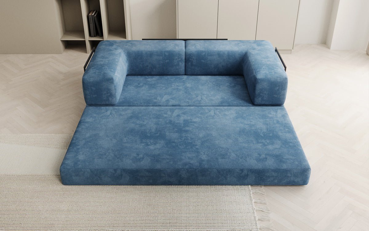 Designer Sofa Lazy 3-personers i fløjl