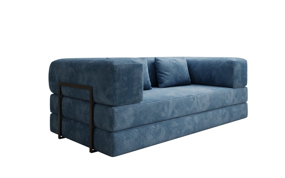 Designer Sofa Lazy 3-personers i fløjl