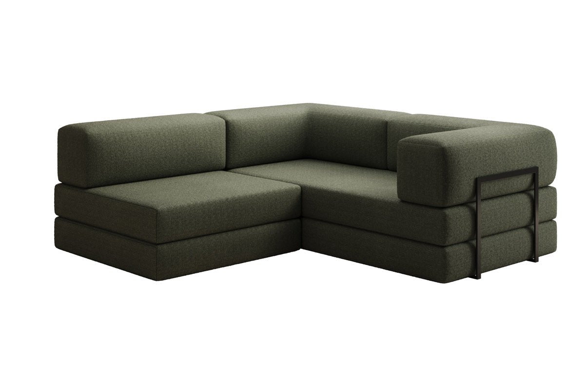Designer Sofa Lazy L Mini in Bouclé