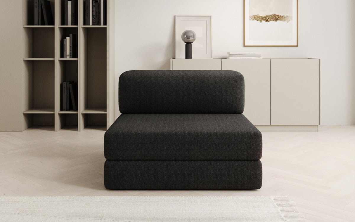 Designer Sofa Mittelmodul Lazy in Bouclé