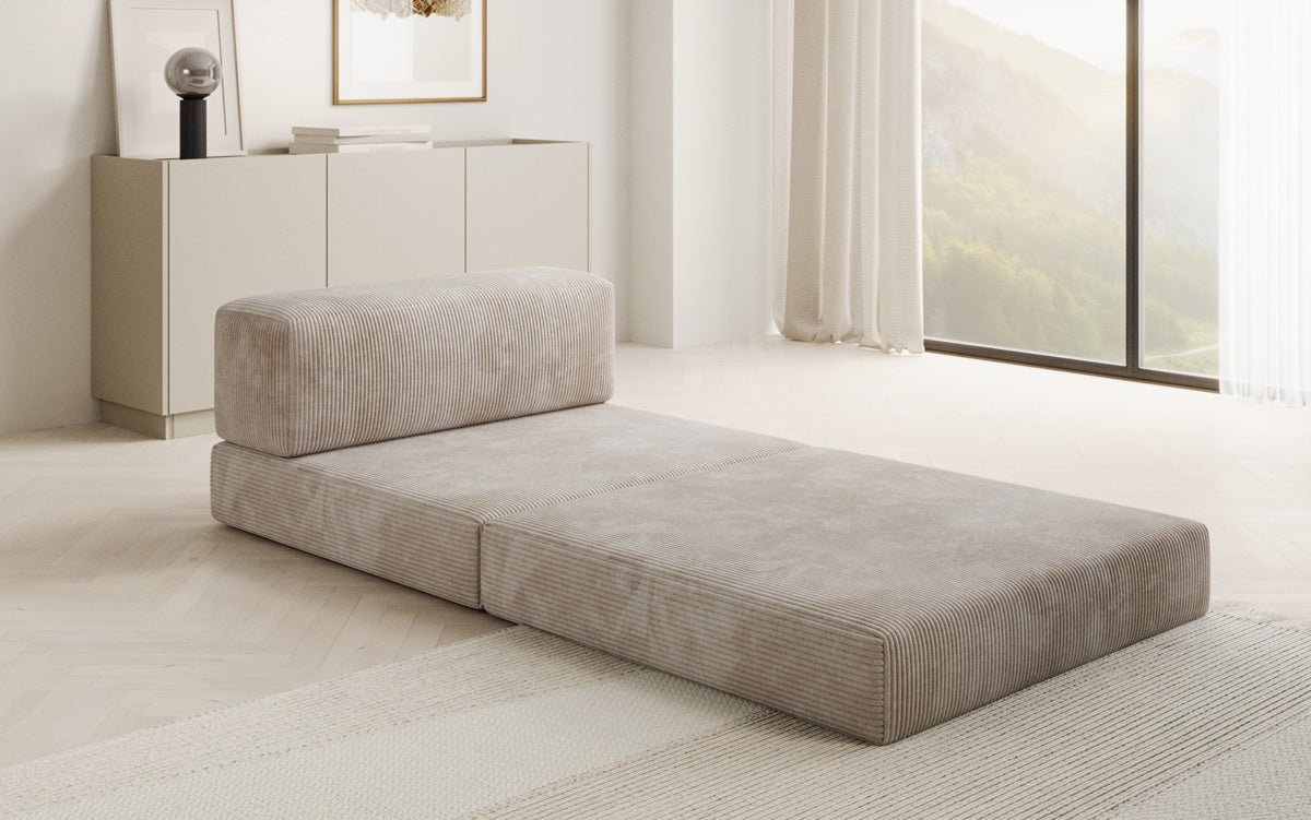 Designer Sofa Mittelmodul Lazy in Cord