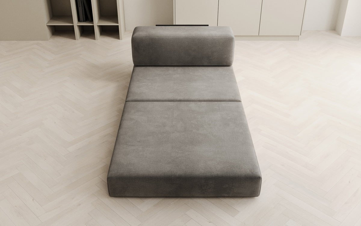 Designer Sofa Mittelmodul Lazy in Samt