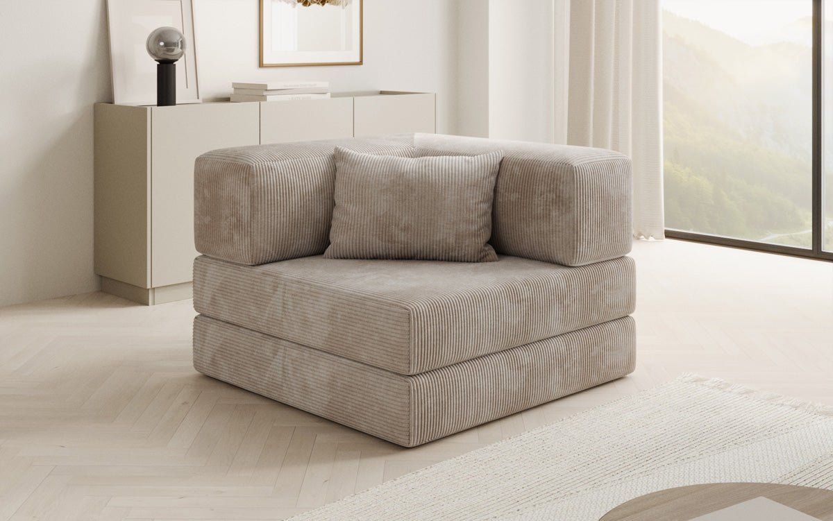 Designer Sofa-Sessel Lazy i fløjl