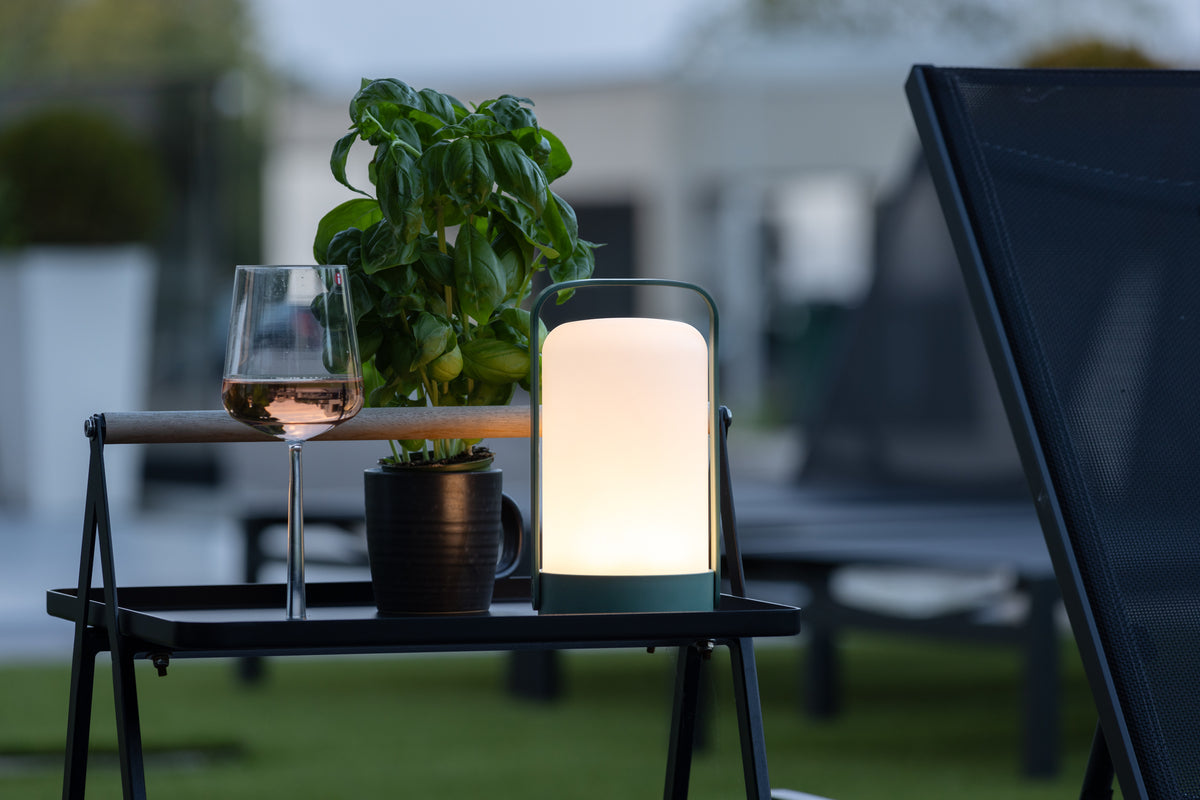 Outdoor-Tischlampe „Inka“ – LED-Lampe aus Kunststoff für Garten, Terrasse & Balkon