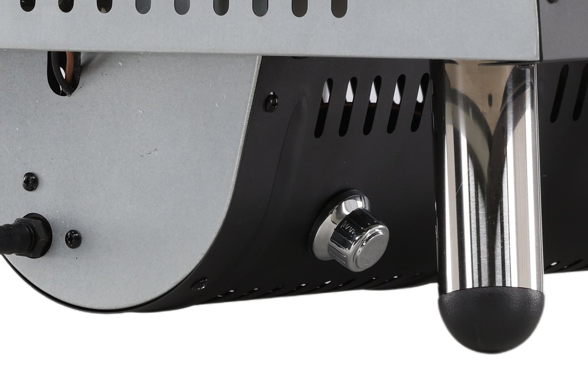 Pizzaovn Neapel - af stål, rustfrit stål og keramik i Sort