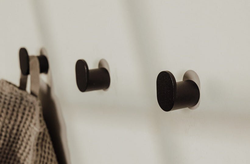 Garderobe/Kleiderhaken Palo – Minimalistische Wandhaken im 3er- oder 6er-Set