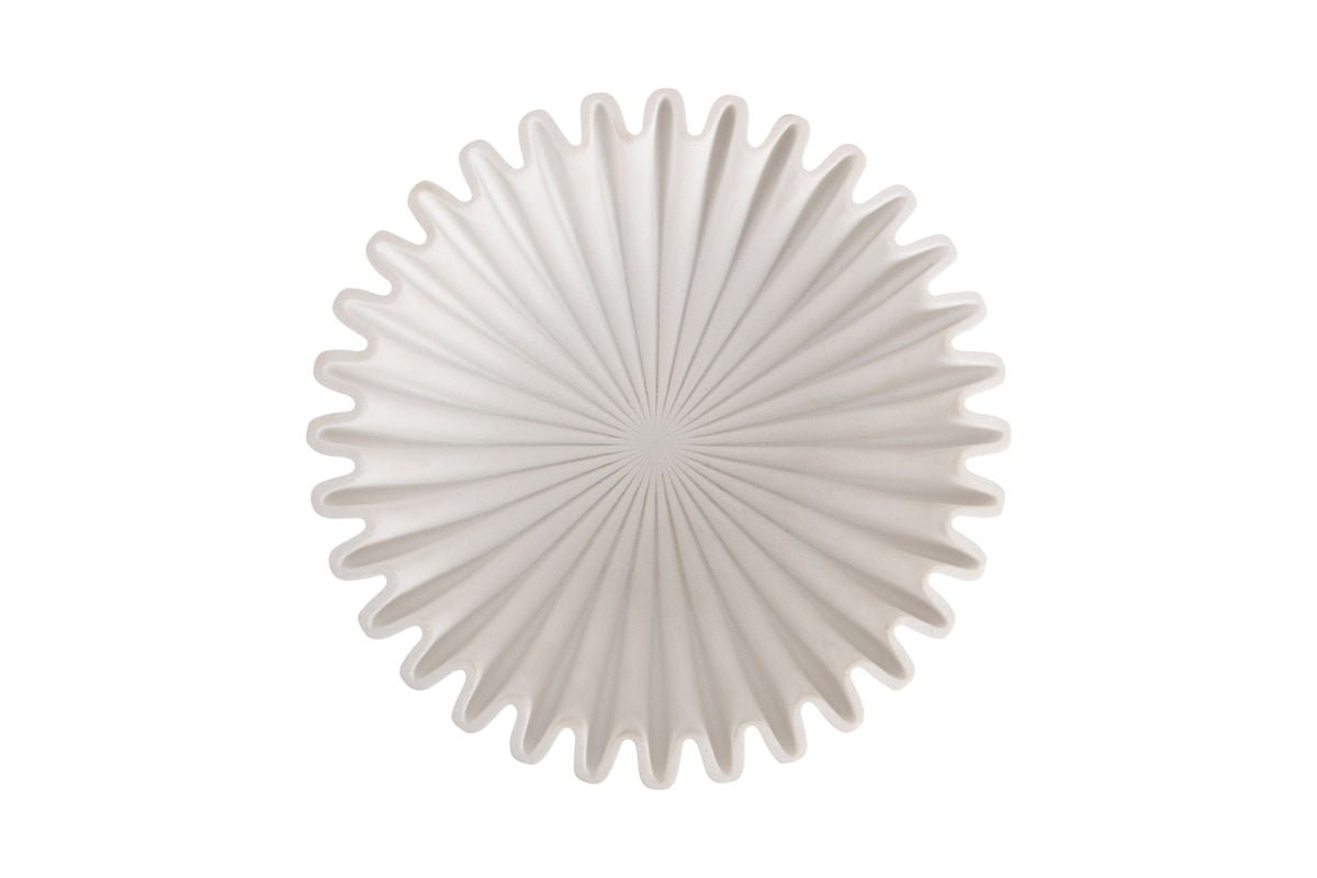 Schale Zorin klein  – gefertigt aus Polyresin / Wellenform