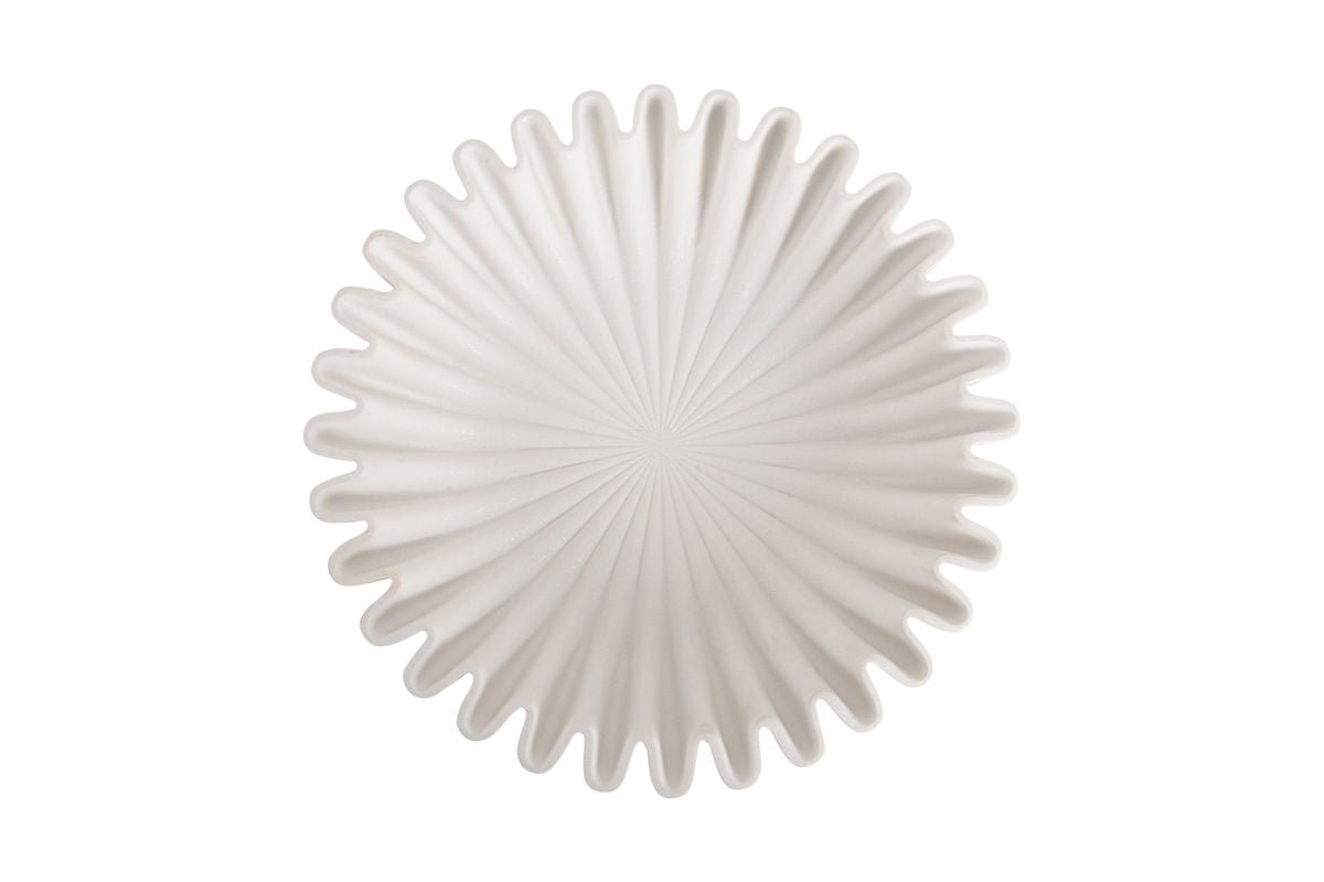 Schale Zorin groß – gefertigt aus Polyresin / Wellenform