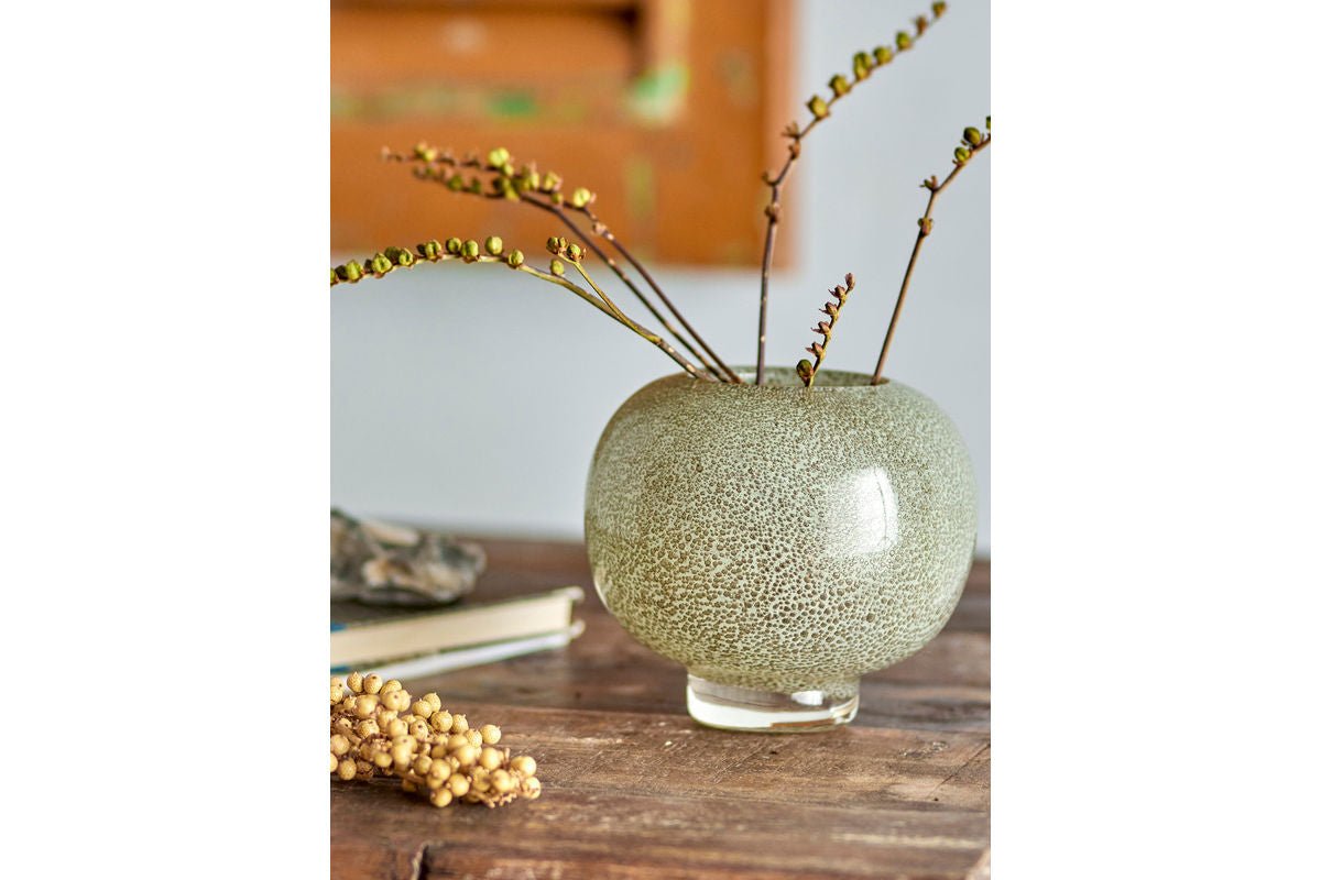 Vase „Aureya“ – Guldfarvet glas