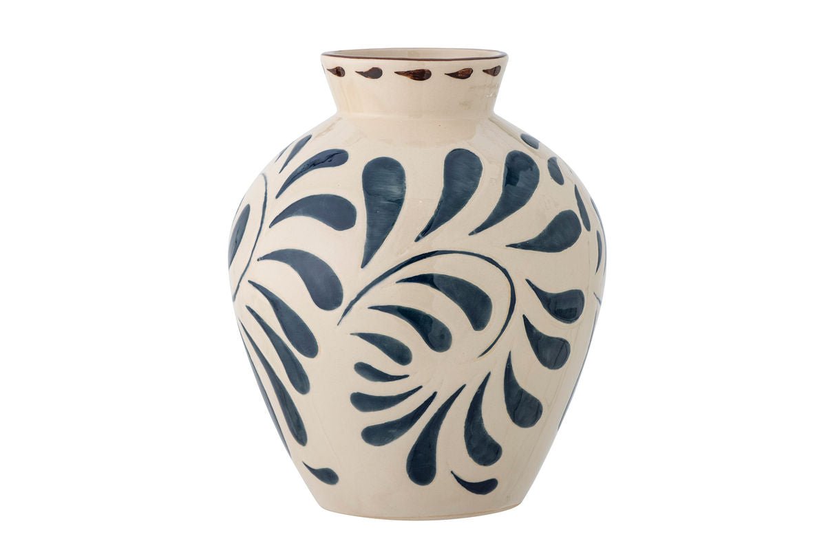 Vase „Nerico“ – Blaues Steingut