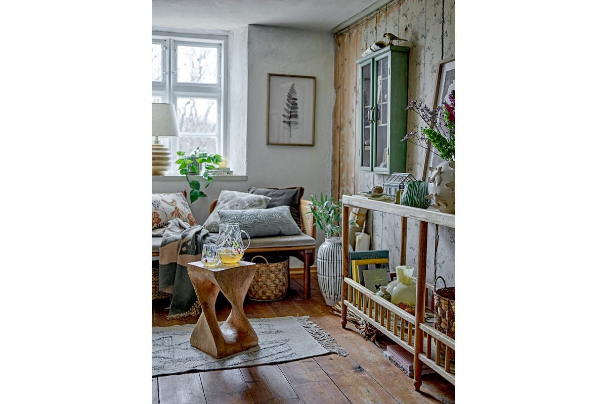 Vase Esra - Grün, aus Steingut