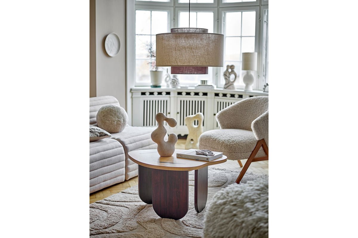 Lounge lænestol Taupe - i moderne retrostil