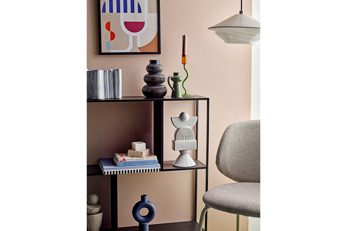 Skulptur Svalen Weiß– Skulpturales Designobjekt aus Steingut