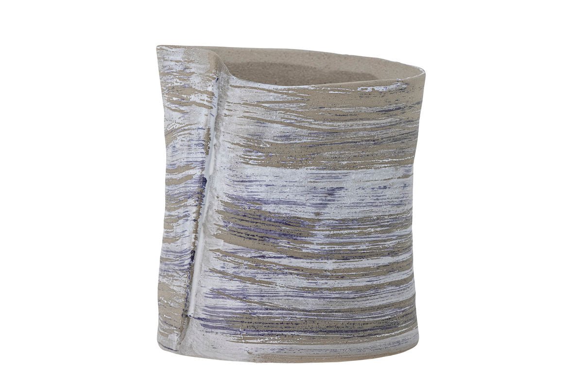 Blomsterpotte Shepper – gråt stentøj