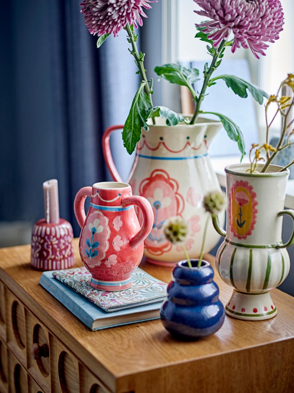 Vase Lilam - Bundt, af stentøj