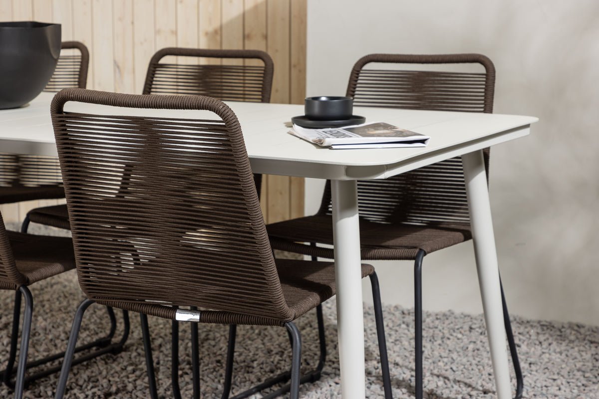 Garten spisegruppe Nashville – 7-delt havemøbelsæt til op til 6 personer