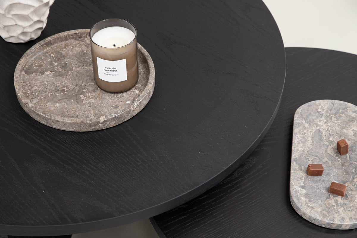 Sofabord Allan Sæt - 2 borde med trælook