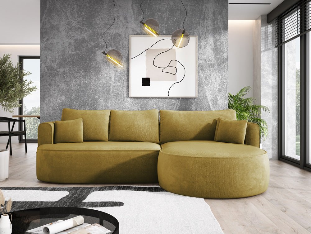 Designer L Sofa Lucca i Bouclé