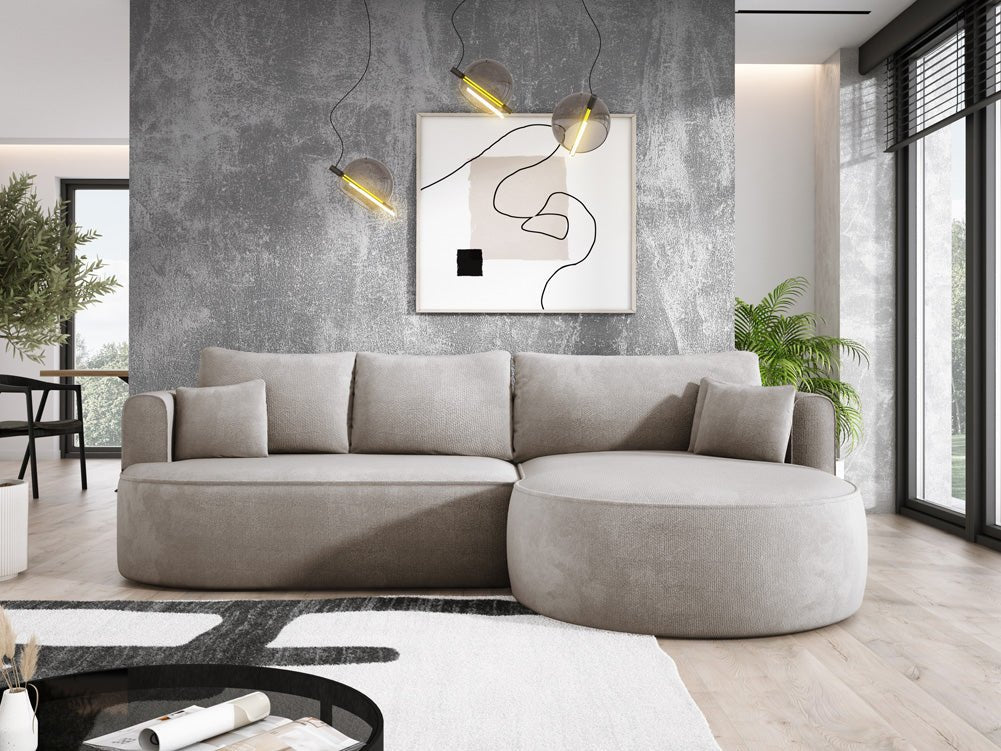Designer L Sofa Lucca i Bouclé