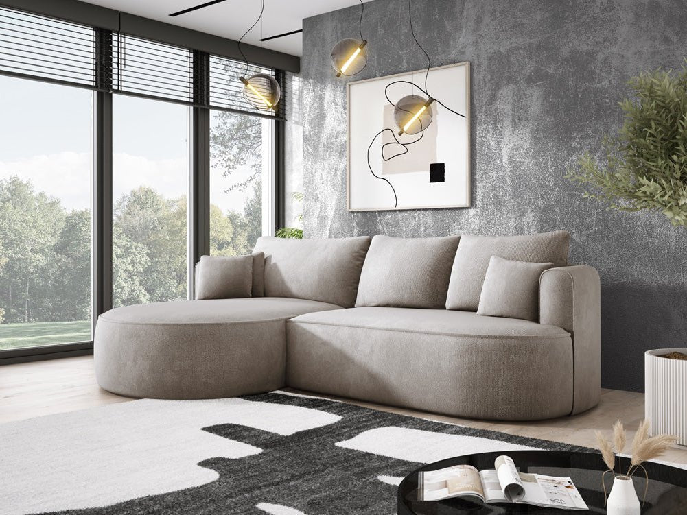 Designer L Sofa Lucca i Bouclé
