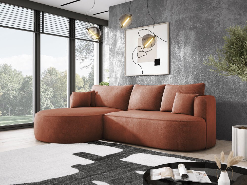 Designer L Sofa Lucca i Bouclé
