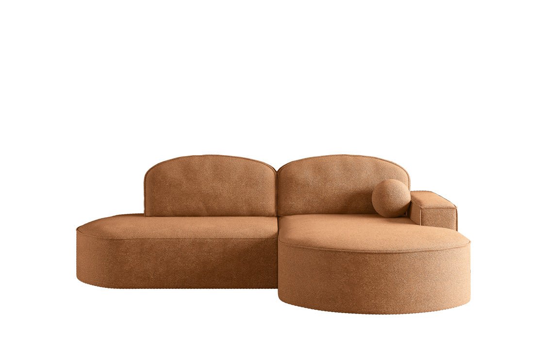 Designer Sofa Lenny Bouclé med sove- og klapfunktion