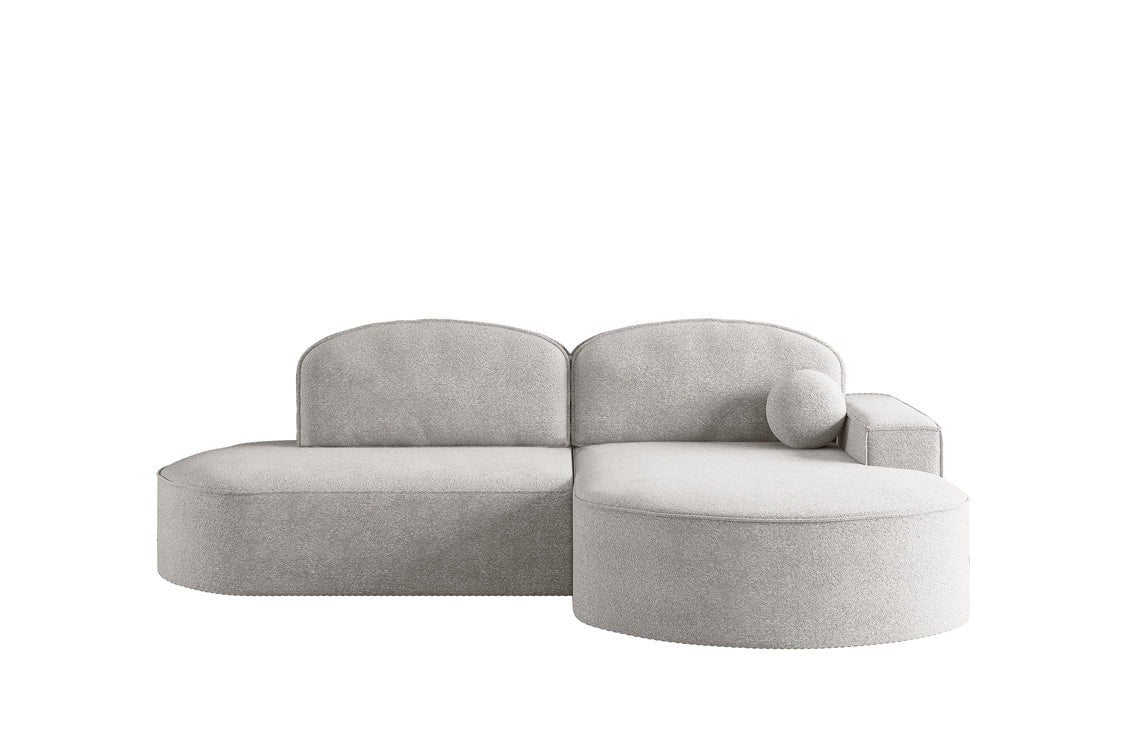 Designer Sofa Lenny Bouclé med sove- og klapfunktion