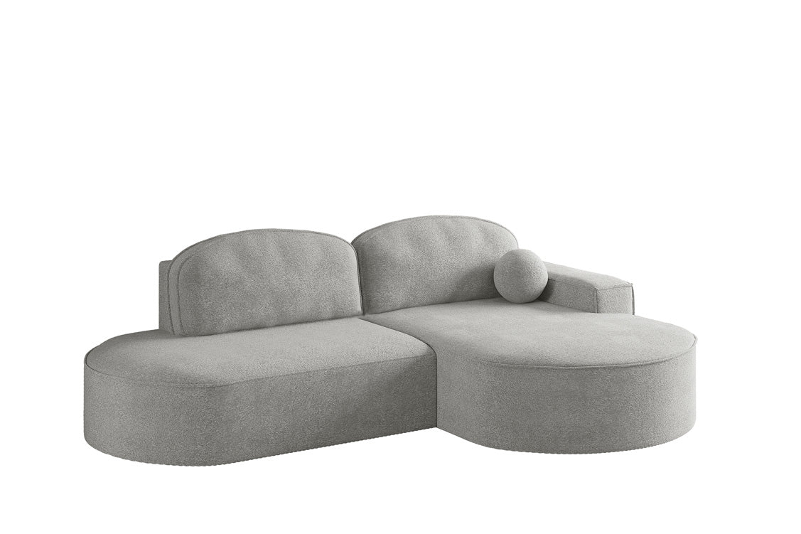 Designer Sofa Lenny Bouclé med sove- og klapfunktion