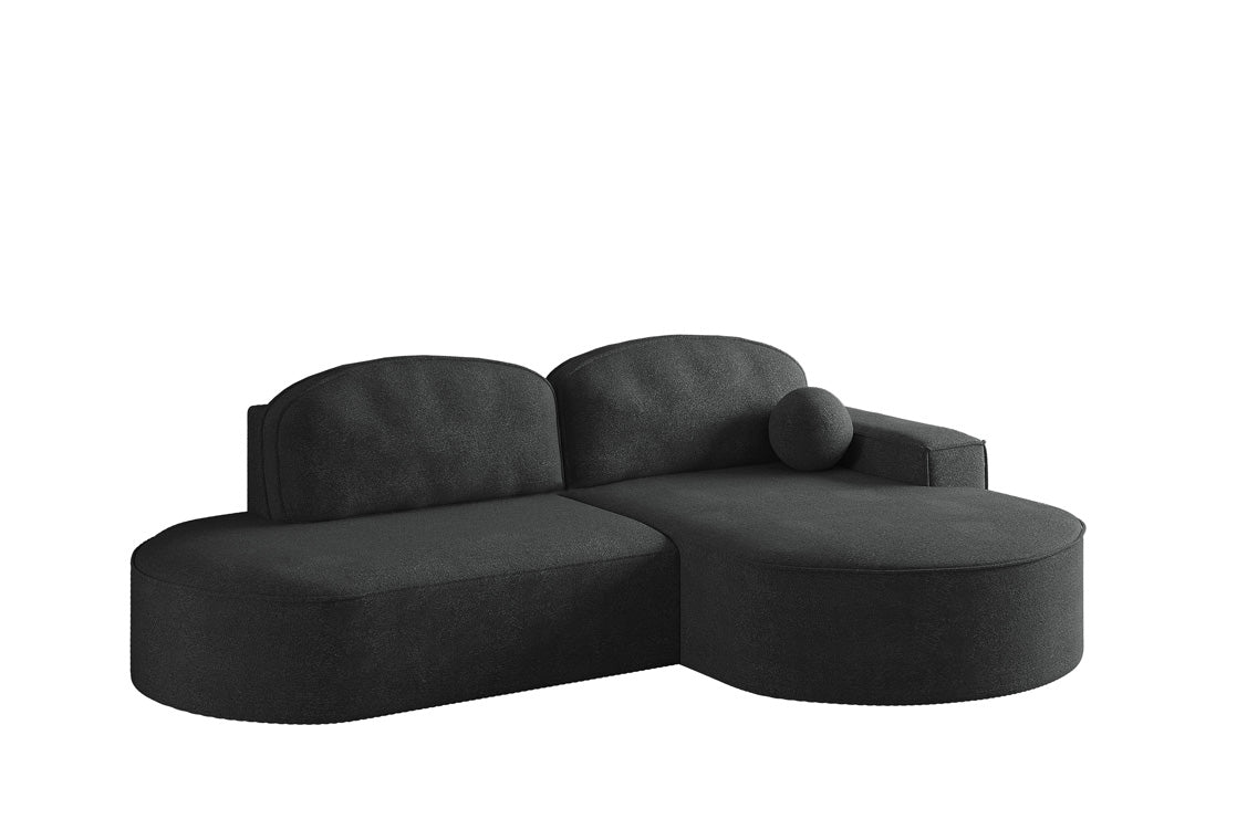 Designer Sofa Lenny Bouclé med sove- og klapfunktion