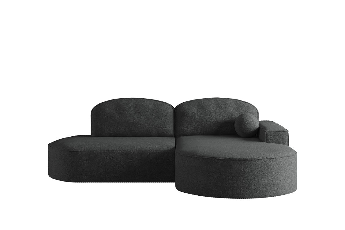 Designer Sofa Lenny Bouclé med sove- og klapfunktion